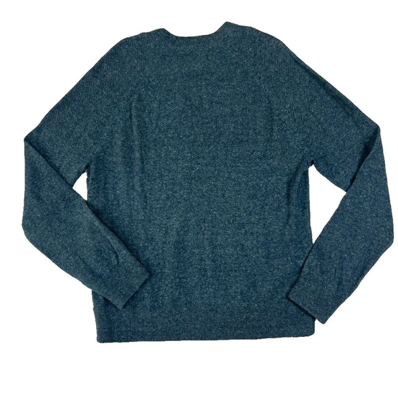 Grayers Clothiers Sweater Mens M Blue Green Crew Neck Wool and linen blend - Picture 7 of 8